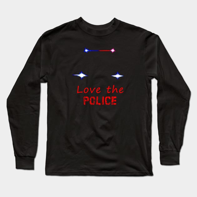 Police Long Sleeve T-Shirt by classic.light